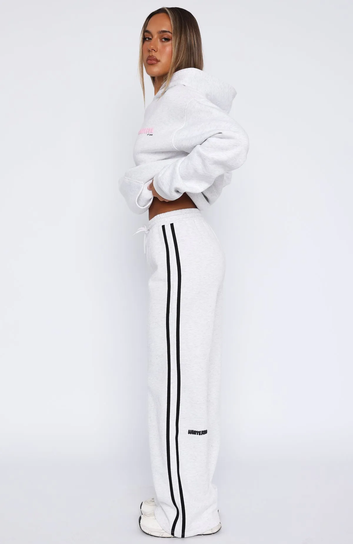 11th Street Out & About Wide Leg Sweatpants Glaze Relaxed Cut