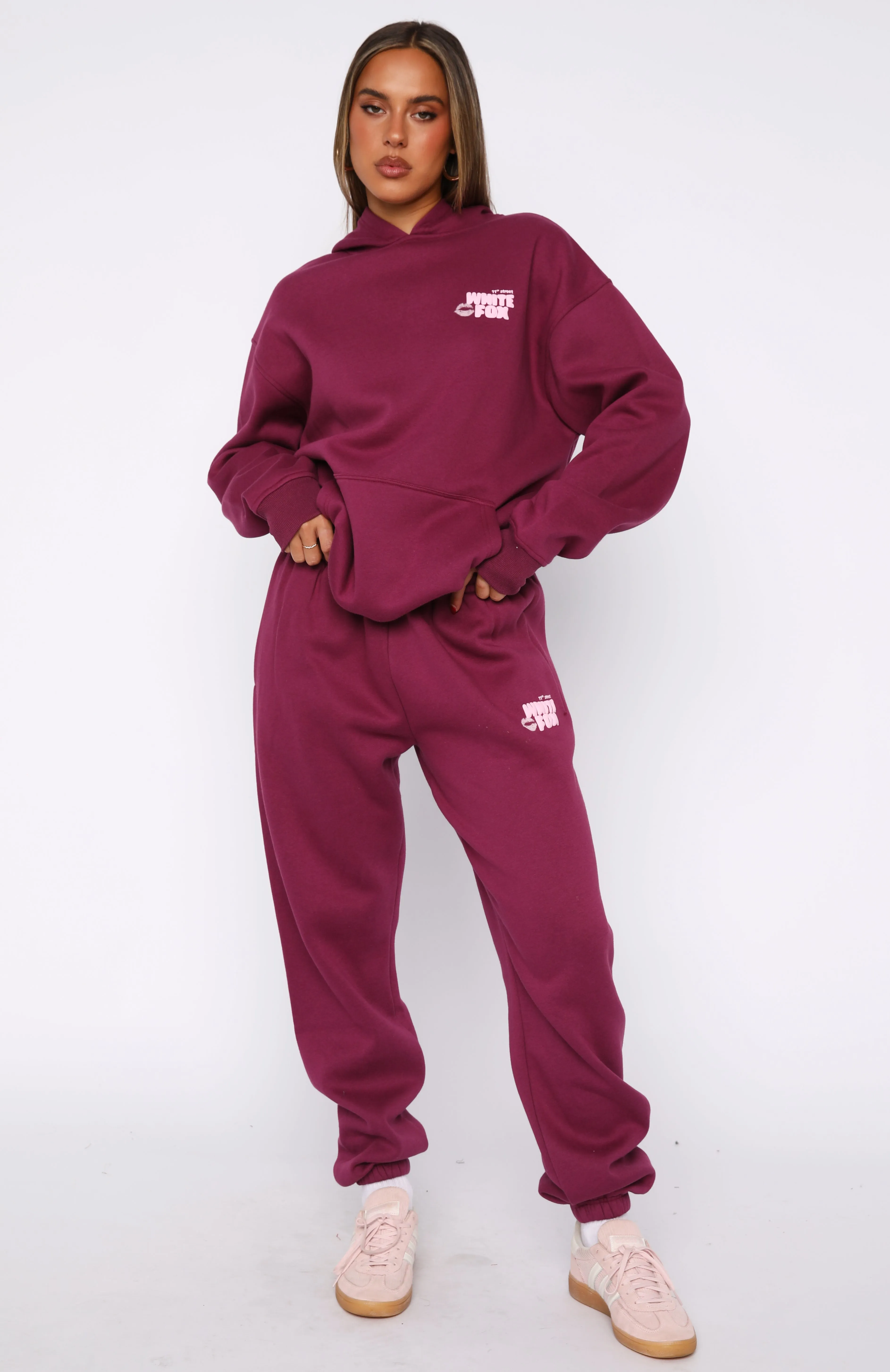 11th Street Sweet Kisses Sweatpants Very Berry Chic Design