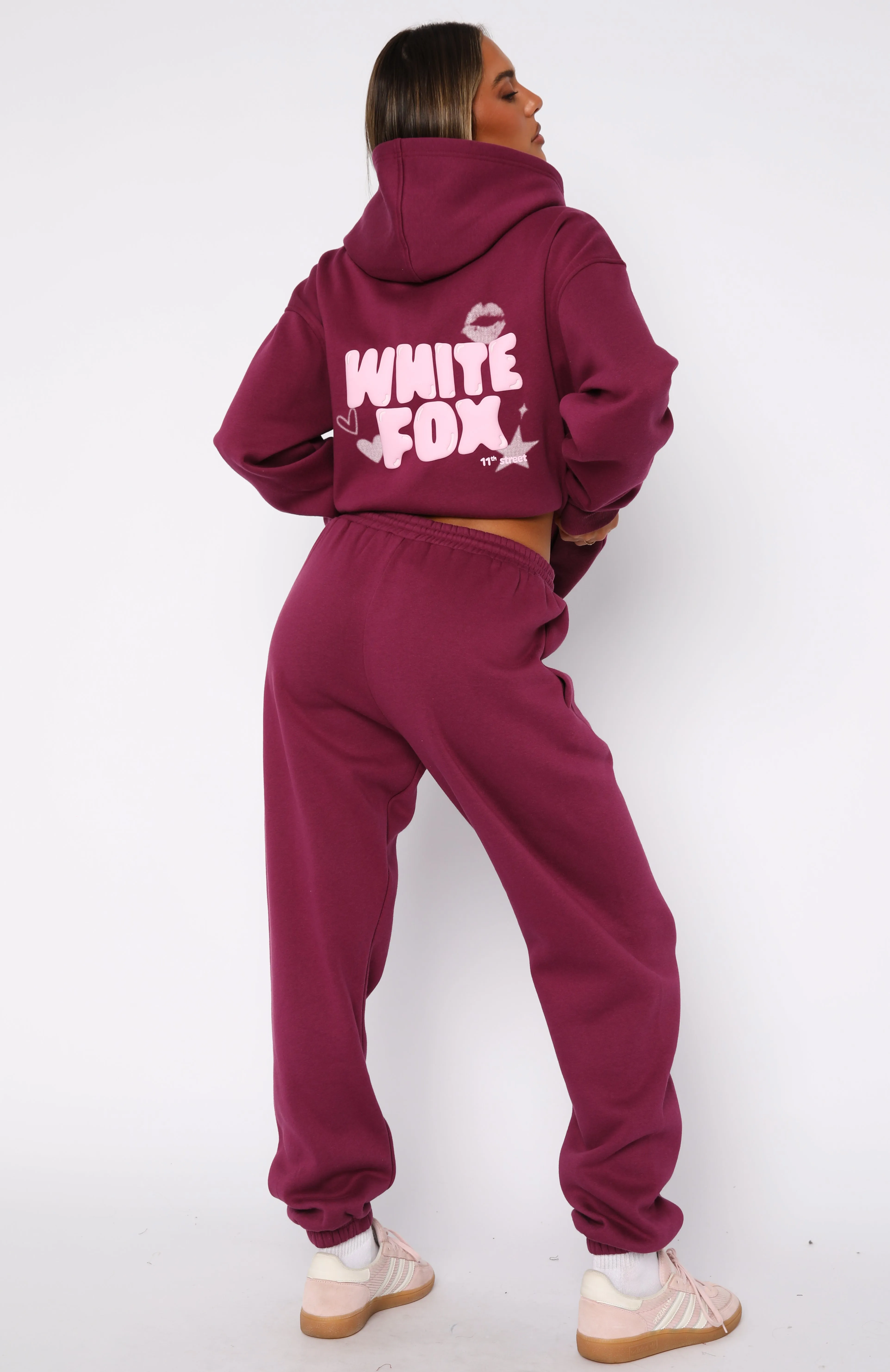 11th Street Sweet Kisses Sweatpants Very Berry Chic Design