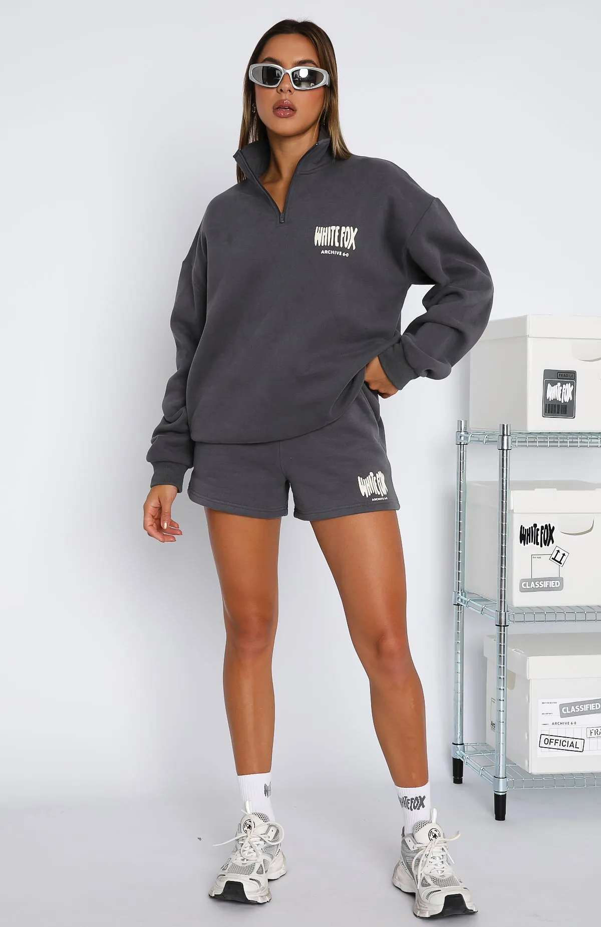 Active Shorts Archive 6.0 Lounge Shorts Ash