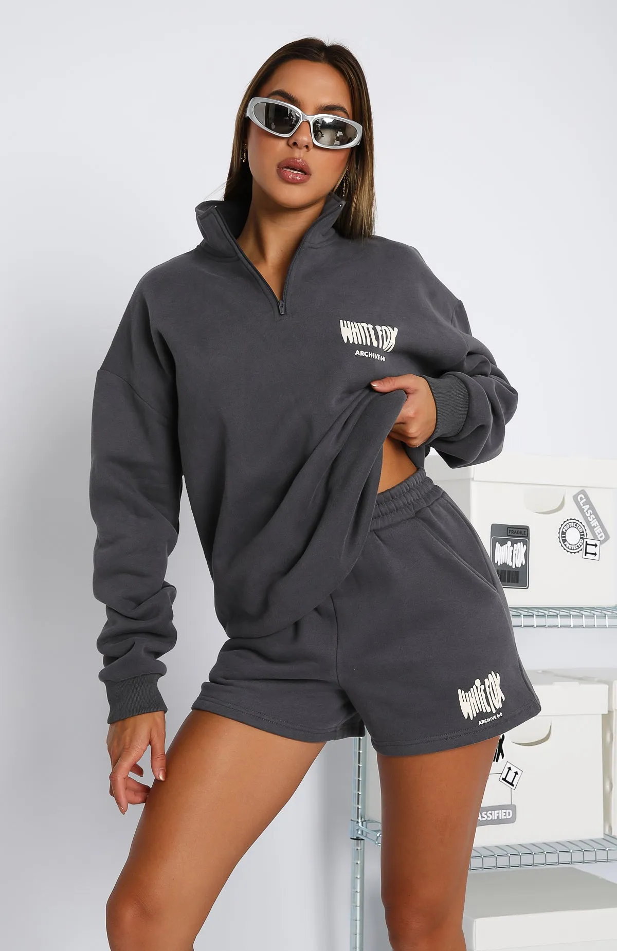 Active Shorts Archive 6.0 Lounge Shorts Ash