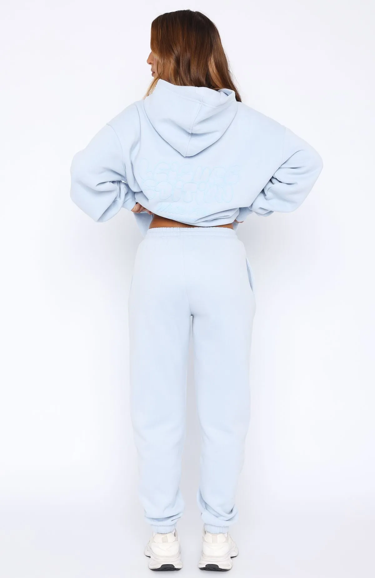 Adjustable Fit Leisure Edition Sweatpants Baby Blue
