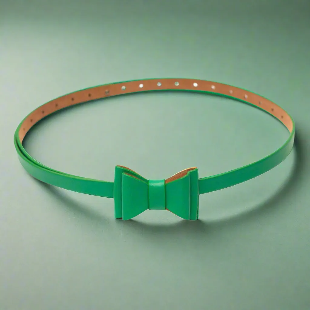 Adjustable Size Retro Bow Belt Flexible Travel