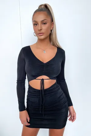 Adriana Dress - Black Curvy Love