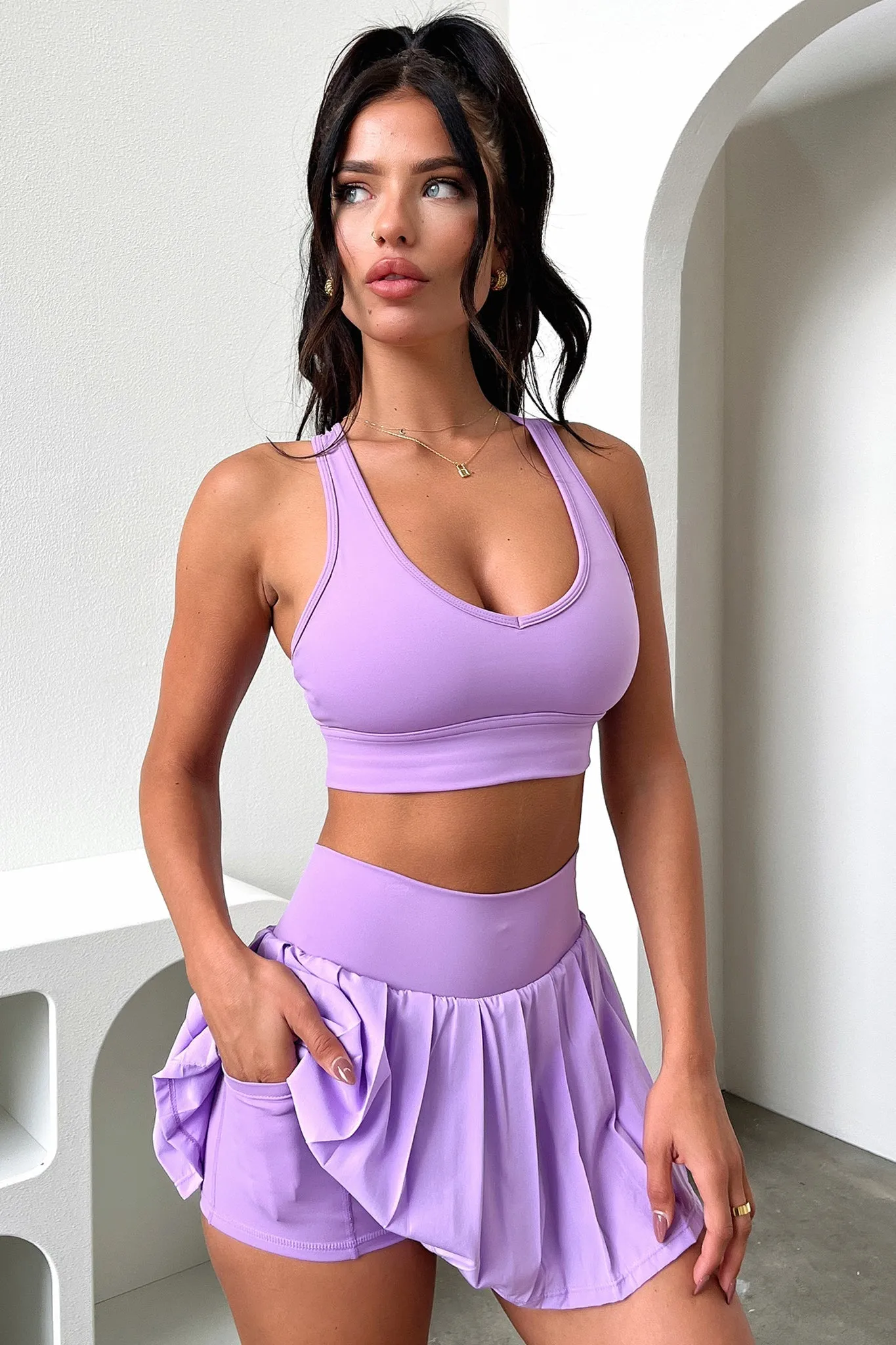 Alani Sports Bra - Purple Deal