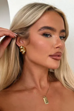Timeless precious pieces Aldina Studs - 18K Gold Plated