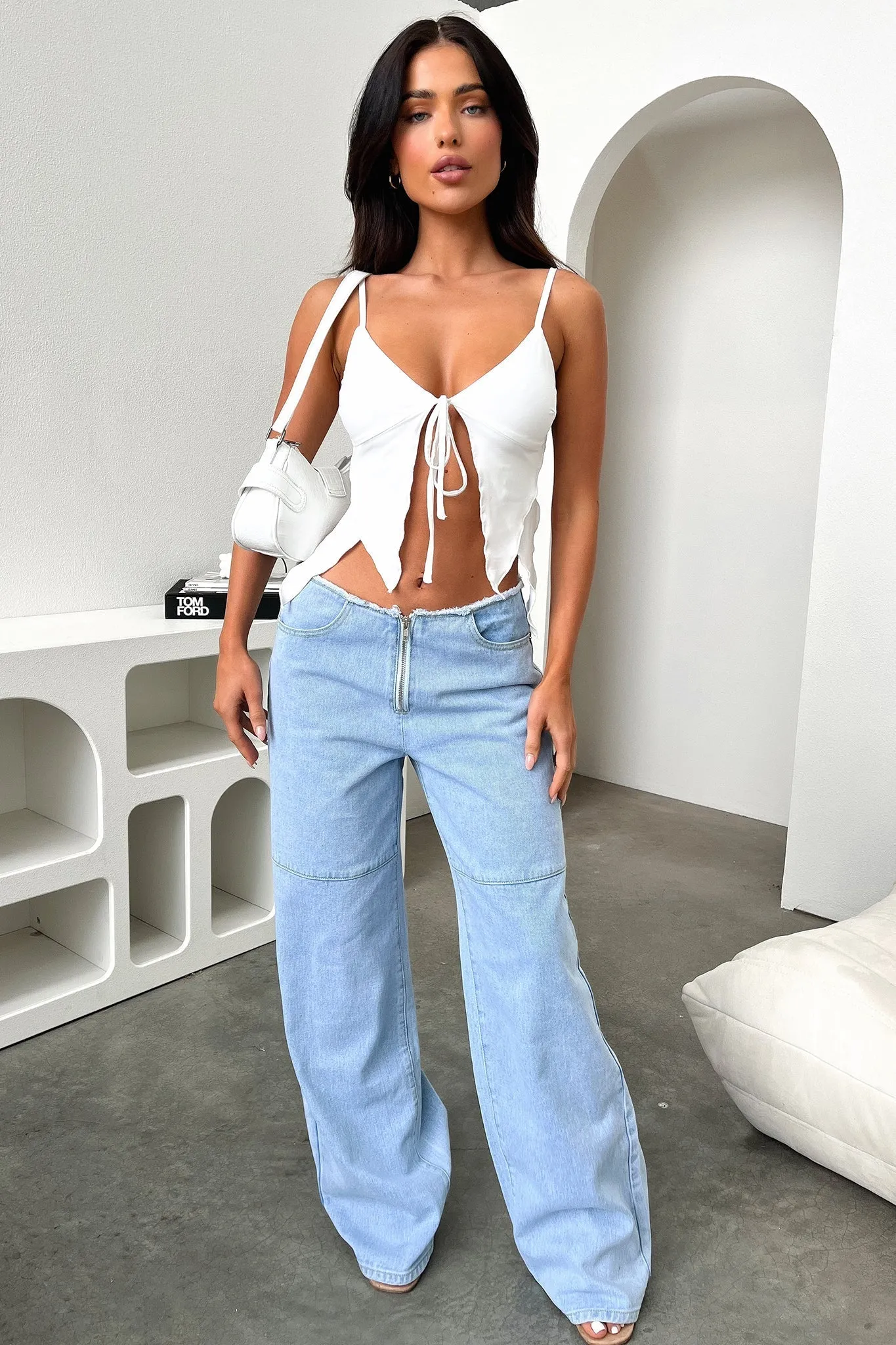 Alessandra Top - White High performance coating