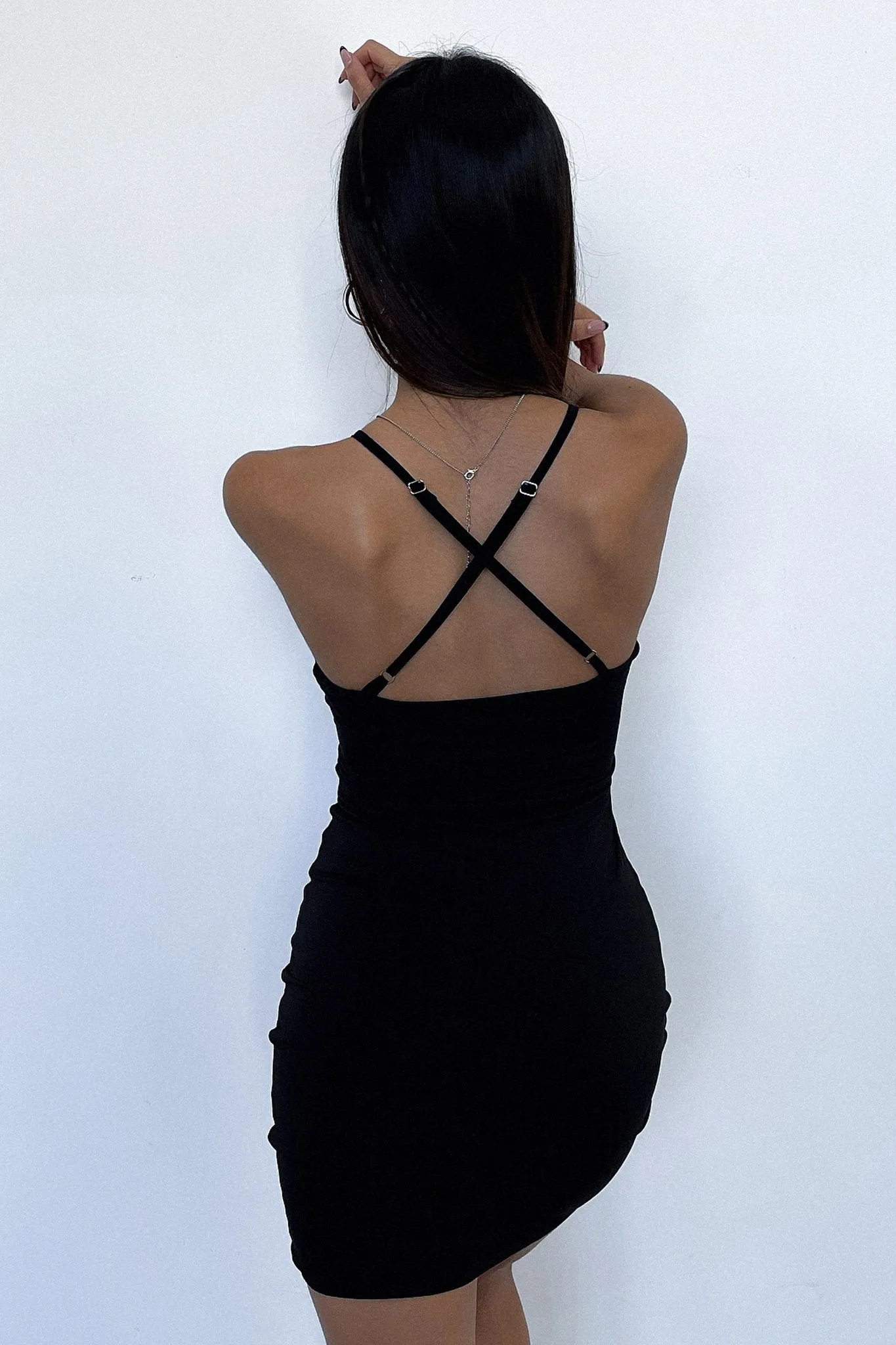 Aliyah Mini Dress - Black Star Glow