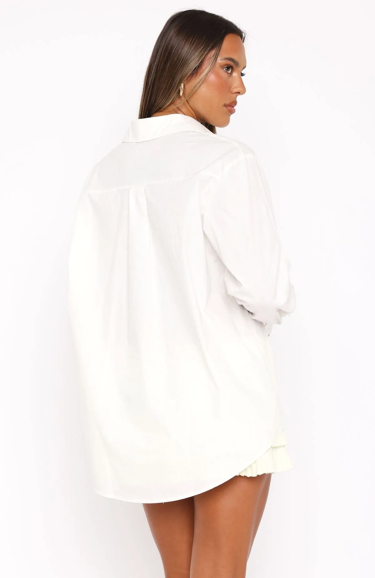 Always About Us Button Up Shirt White Quick Dry Gear