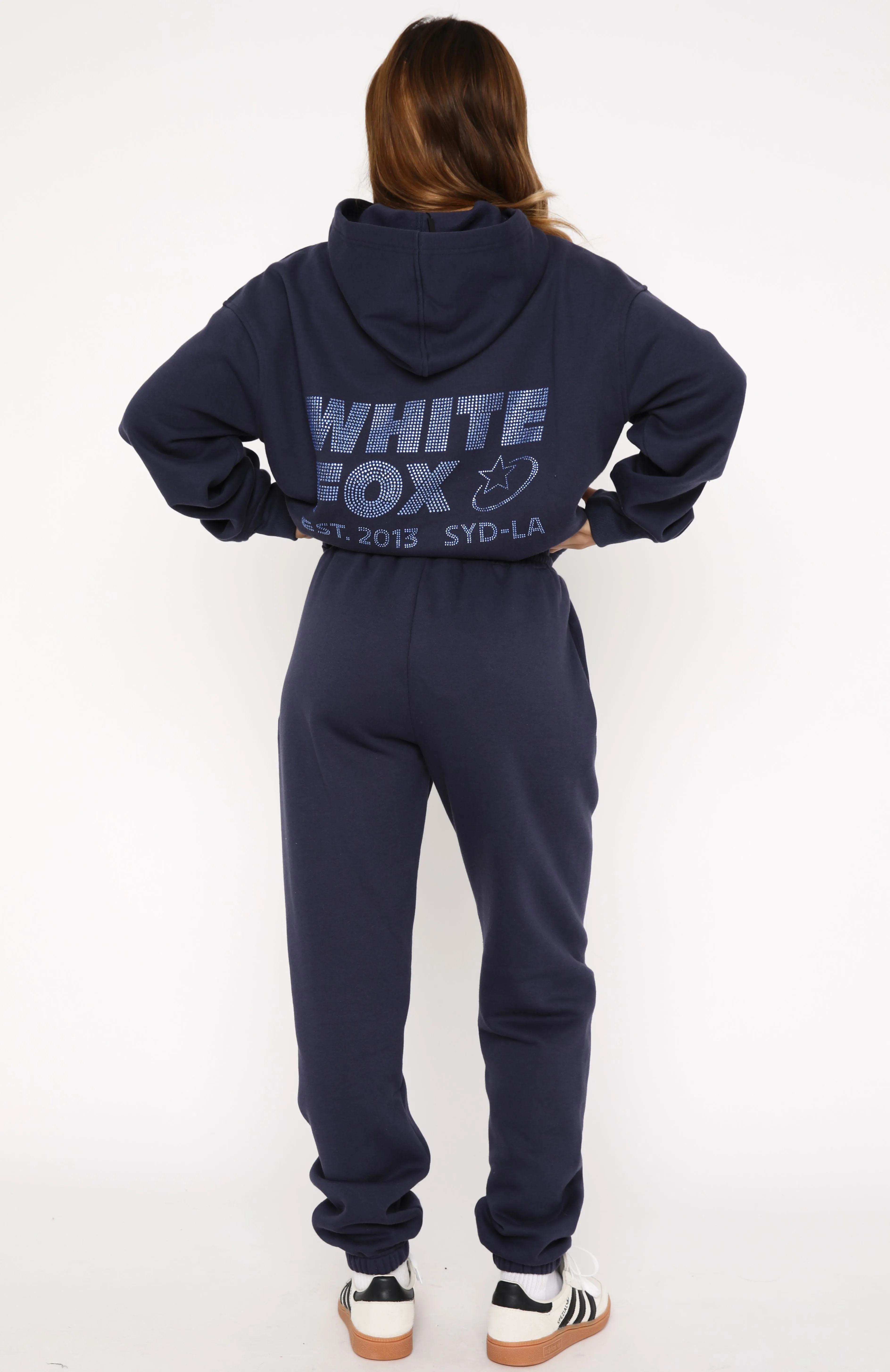 Always Shining Sweatpants Navy Clean Style
