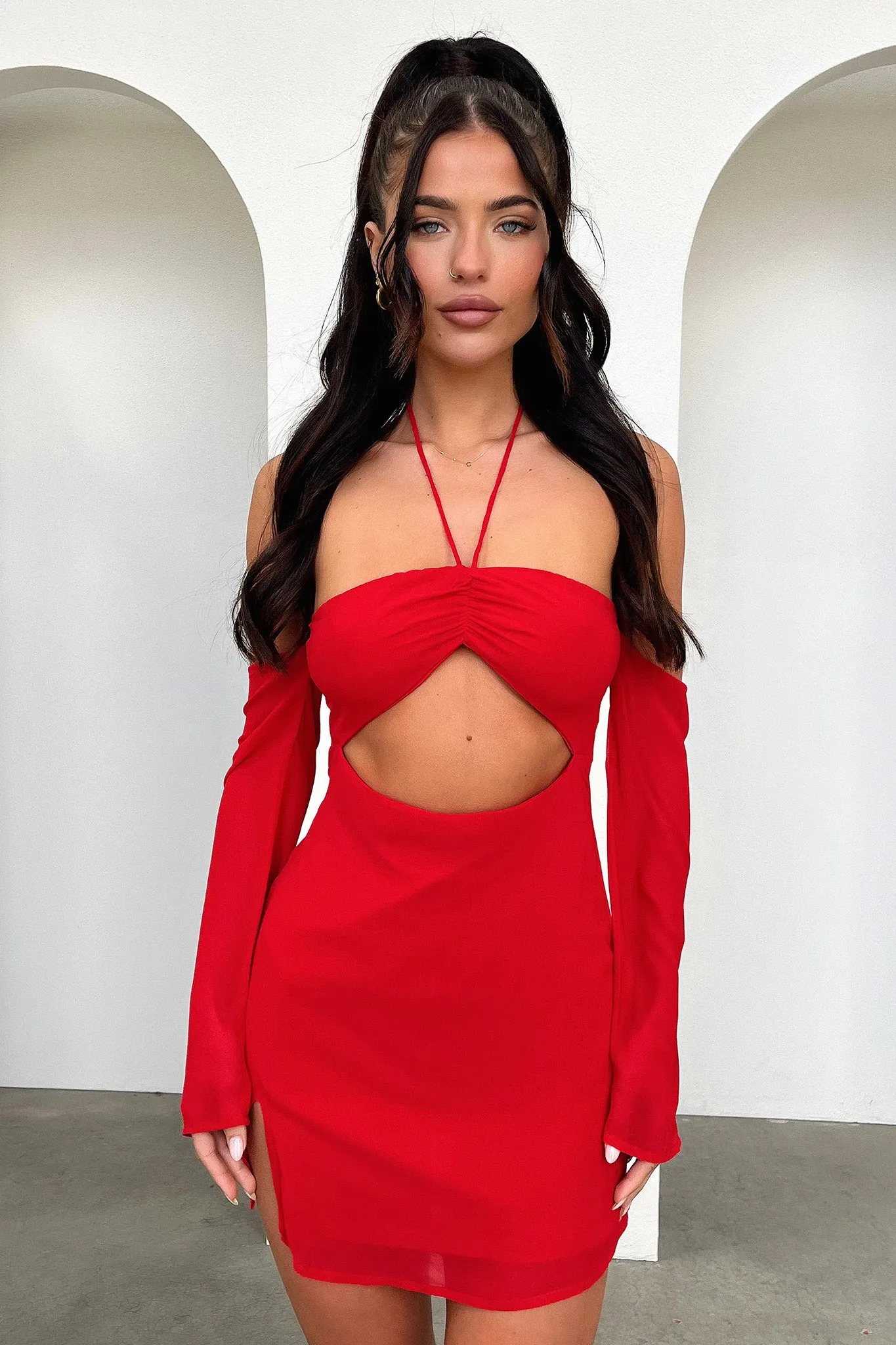 Alyria Dress - Red Glow Urban