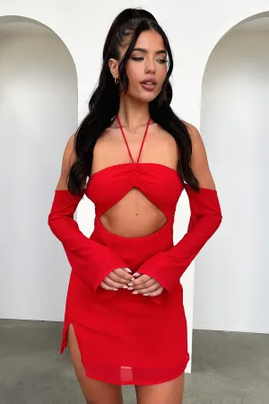 Hot Season Alyria Dress - Red