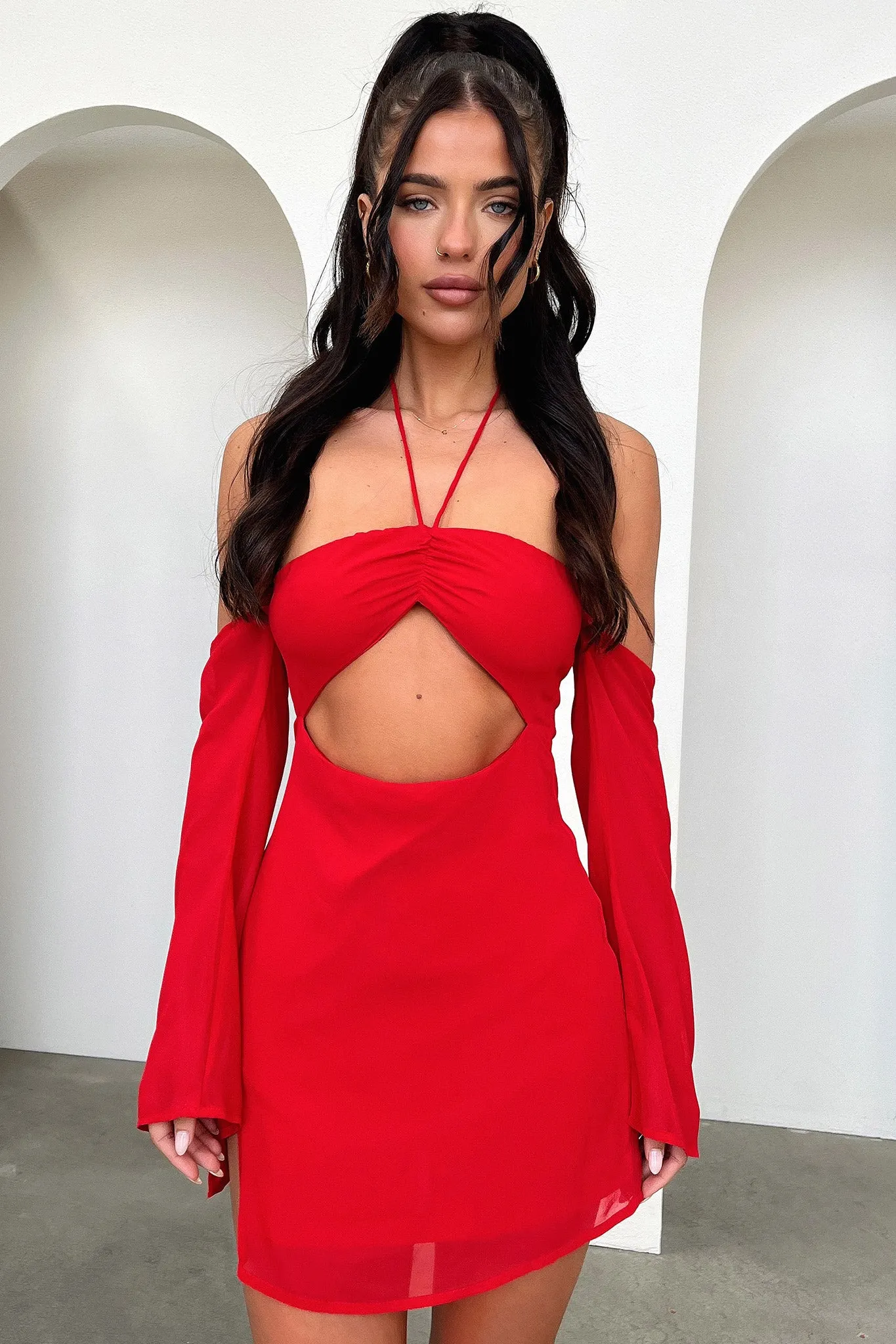 Alyria Dress - Red Glow Urban