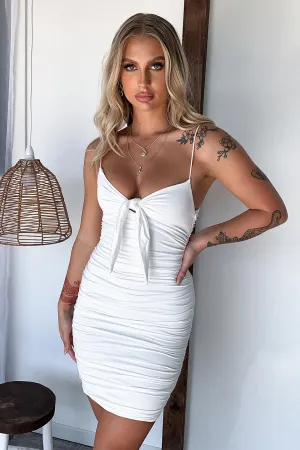 Aman Dress - White Fun Twist