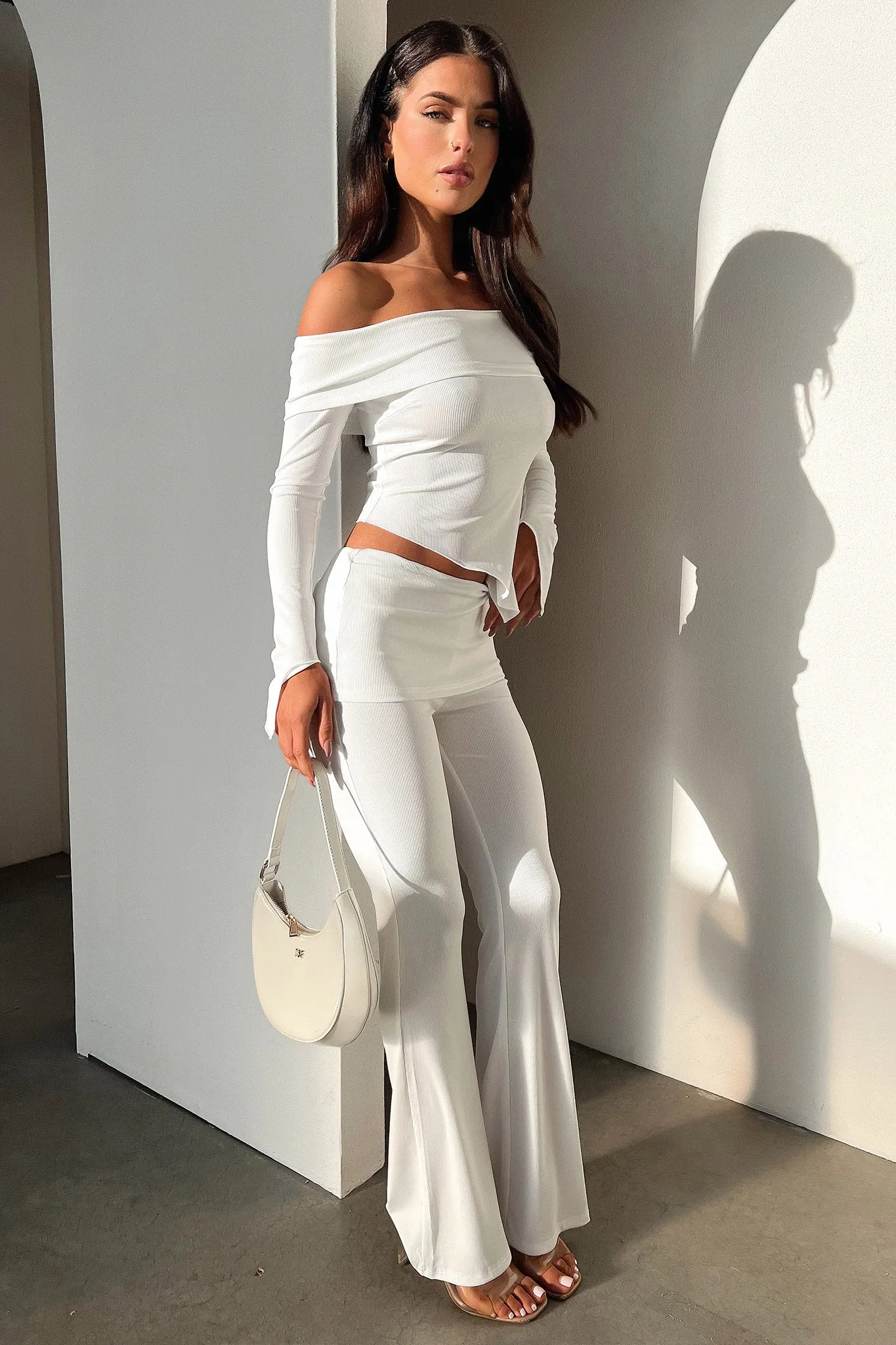 Aniston Pants - White Fashionable Look