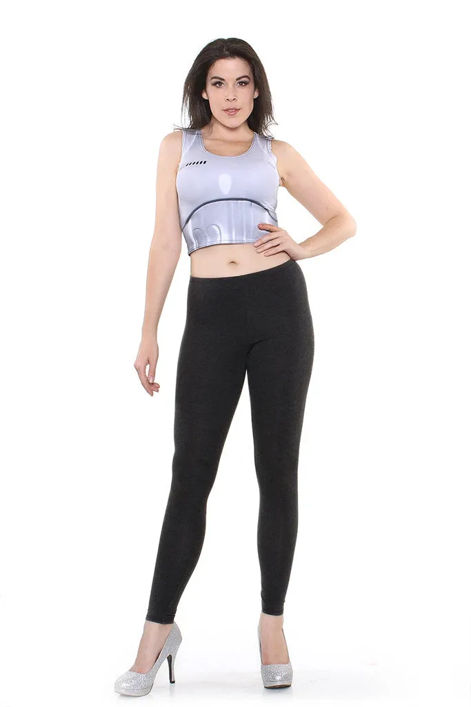 mid - end Texture - appealing Chaos Light Crop Top