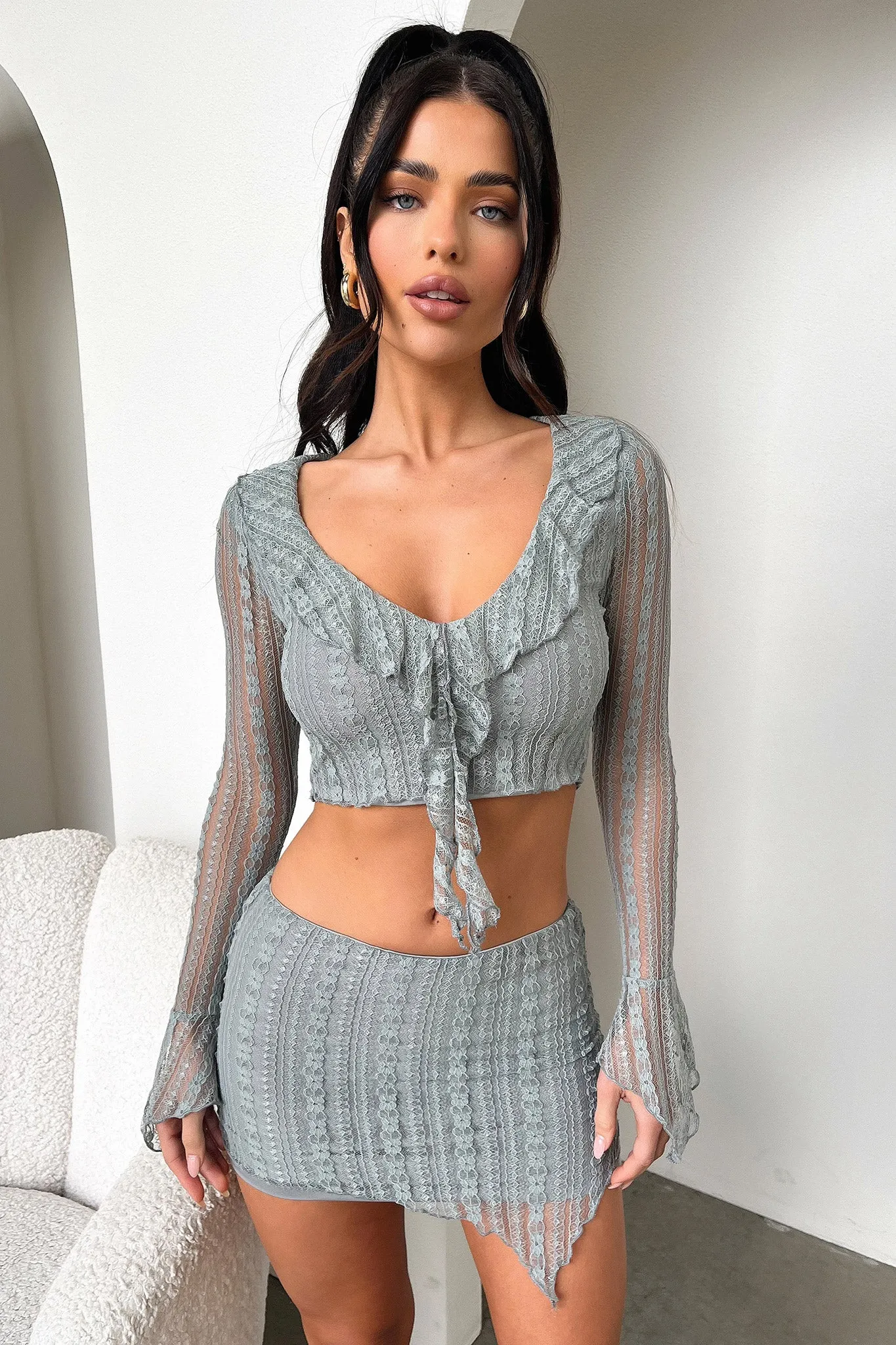 Aperol Skirt - Grey Urban Mood