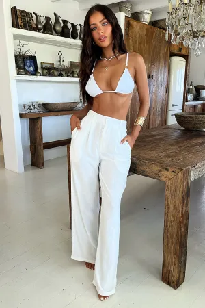 Arshia Pants - White Sustainable Fabric