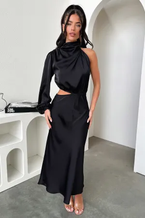 Atonia Midi Dress - Black Business Meeting Air Float
