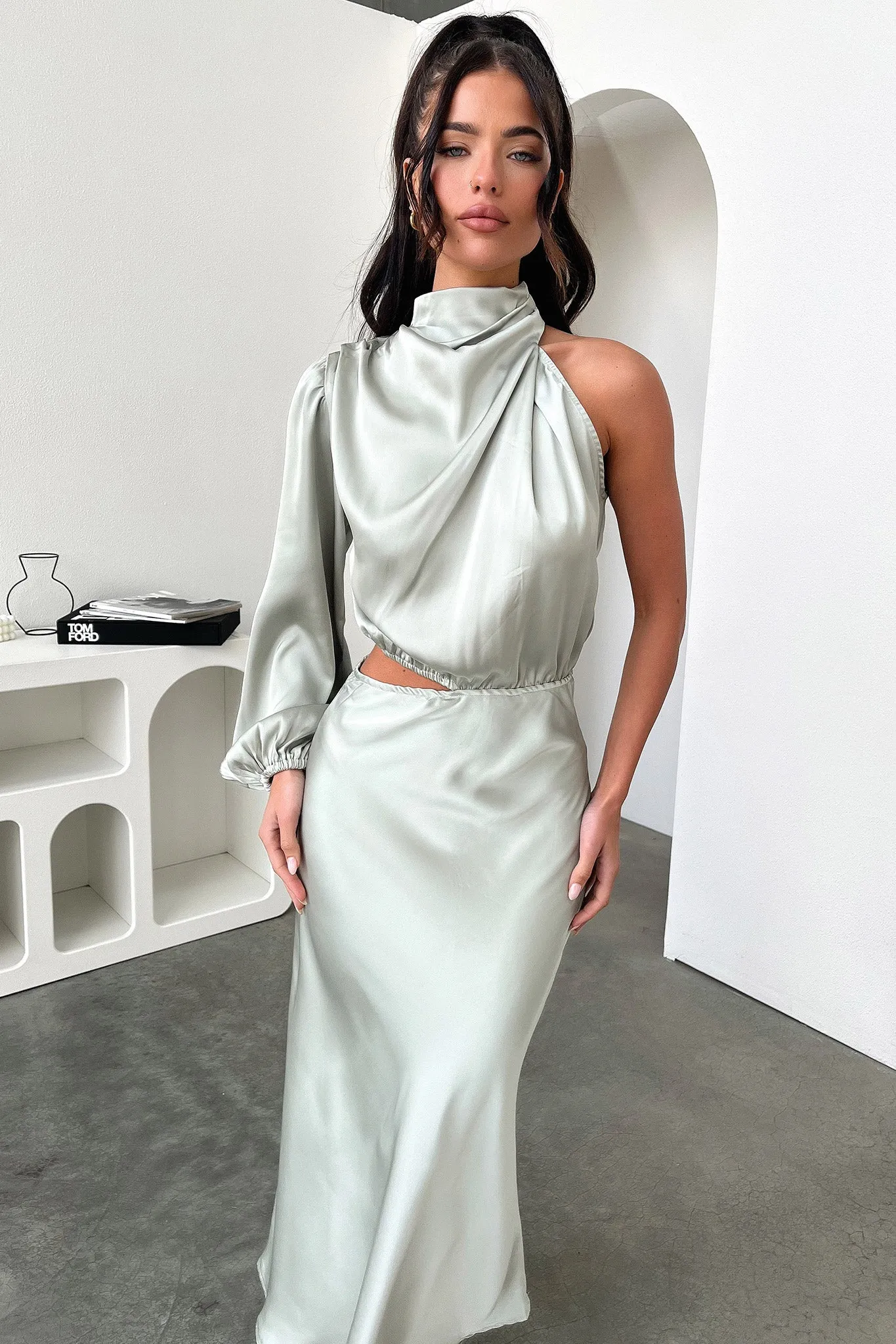 Travel-Pack Atonia Midi Dress - Sage