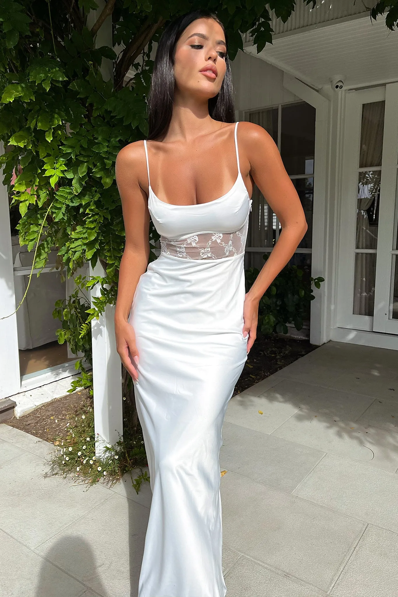 Bamboo Shade Azaria Maxi Dress - White