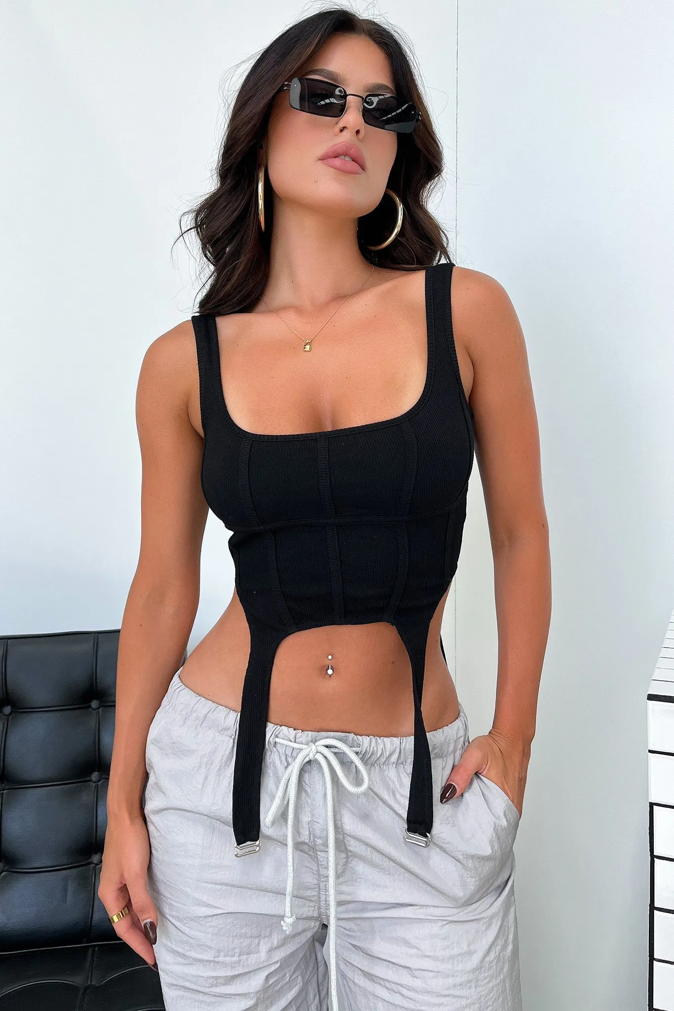 Adaptation - quick Azriel Corset - Black