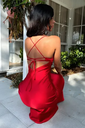 Heat Air Metro View Kiani Maxi Dress - Red