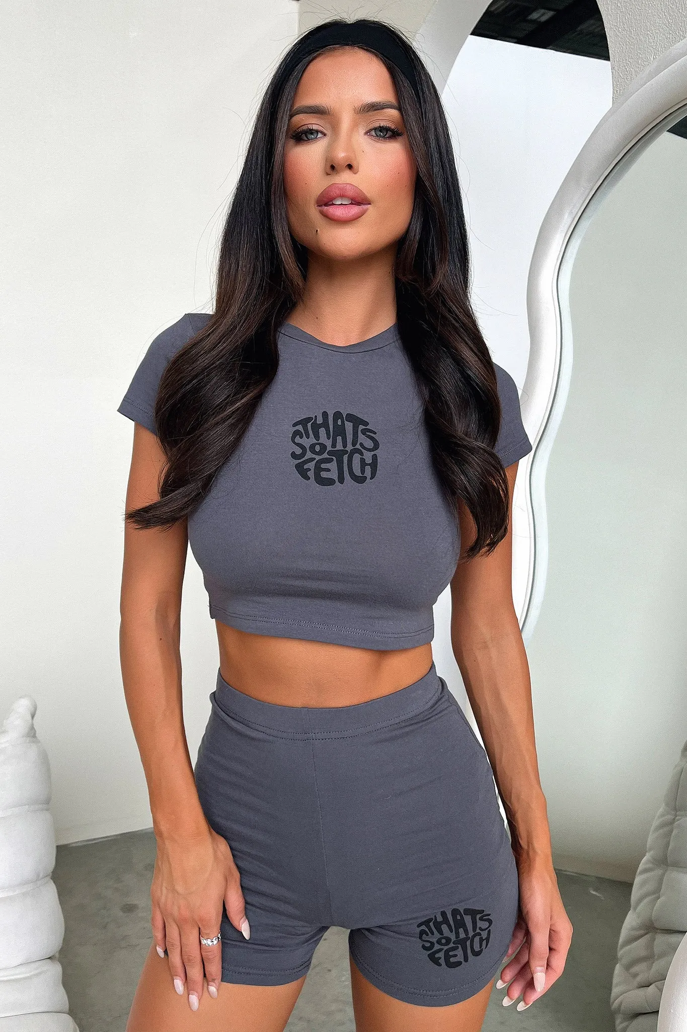Beckham Baby Tee - Charcoal Fresh Layer