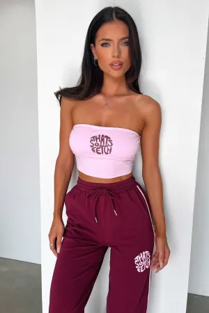 Beckham Bandeau Top - Pink suitable for beginners Stealthy