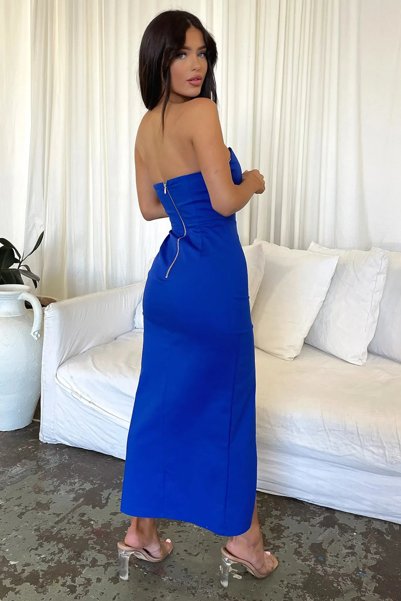 Best Pick Lane Maxi Dress - Royal Blue
