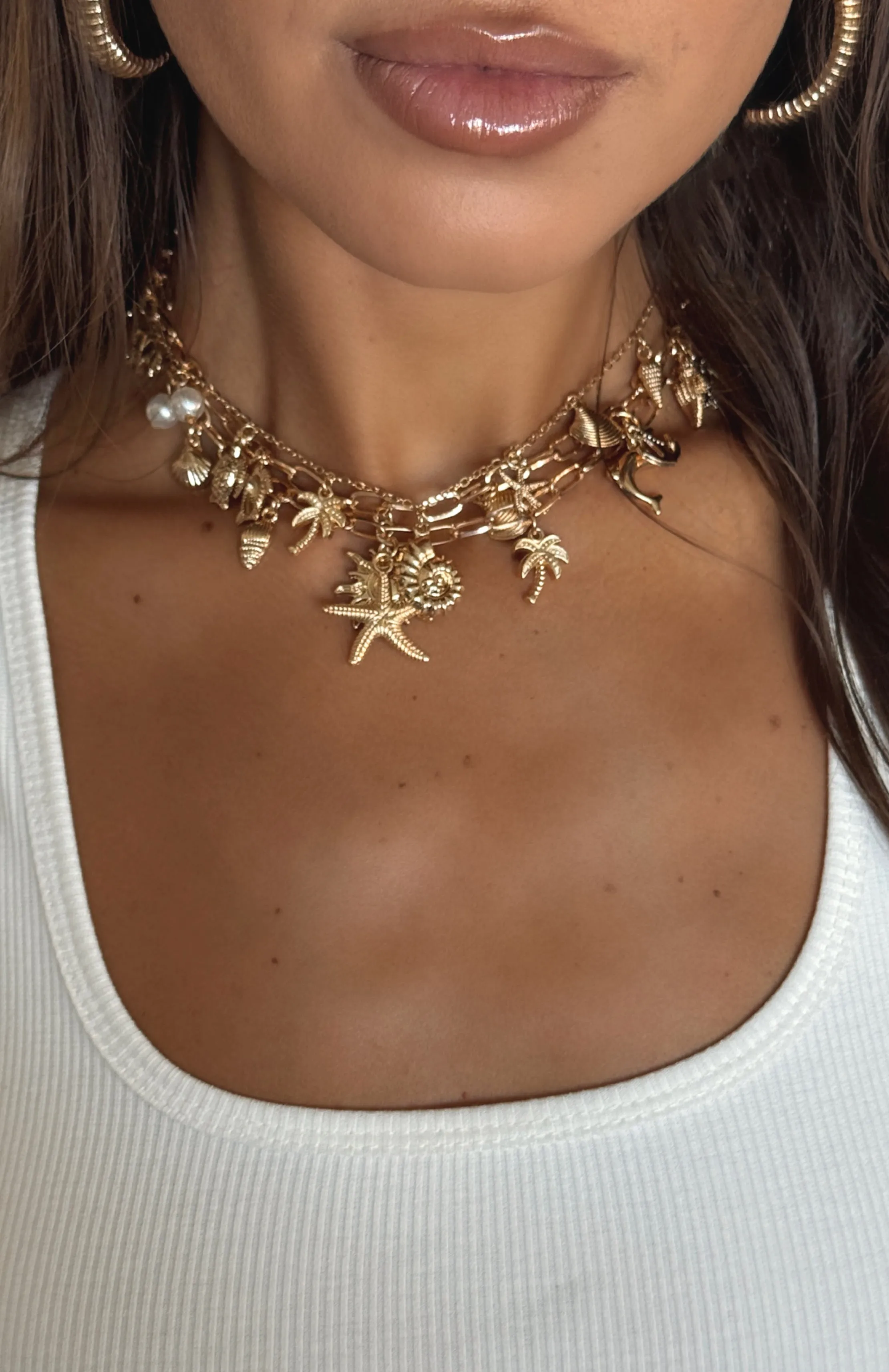 Mayer Necklace 3 Piece Set Gold Elegant wedding bands