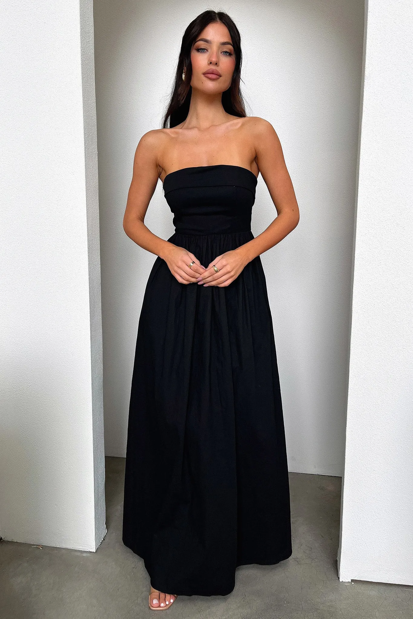 Boho chic Cornell Maxi Dress - Black