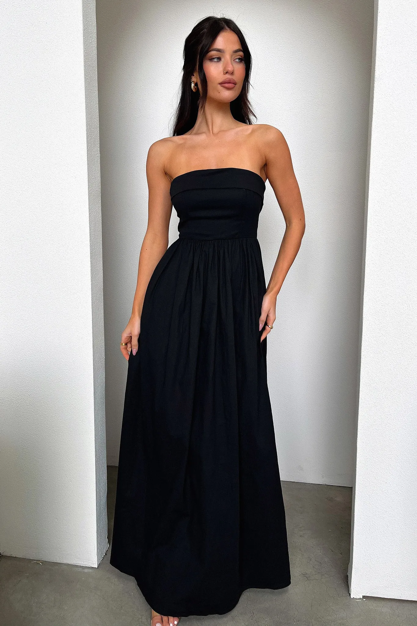 Boho chic Cornell Maxi Dress - Black