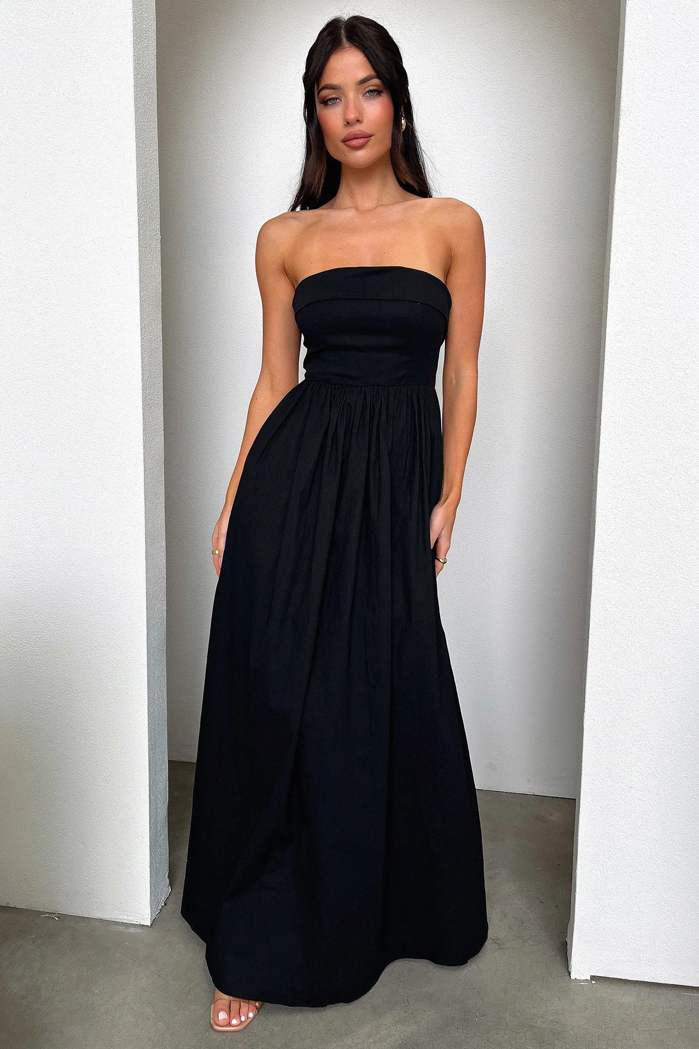 Boho chic Cornell Maxi Dress - Black