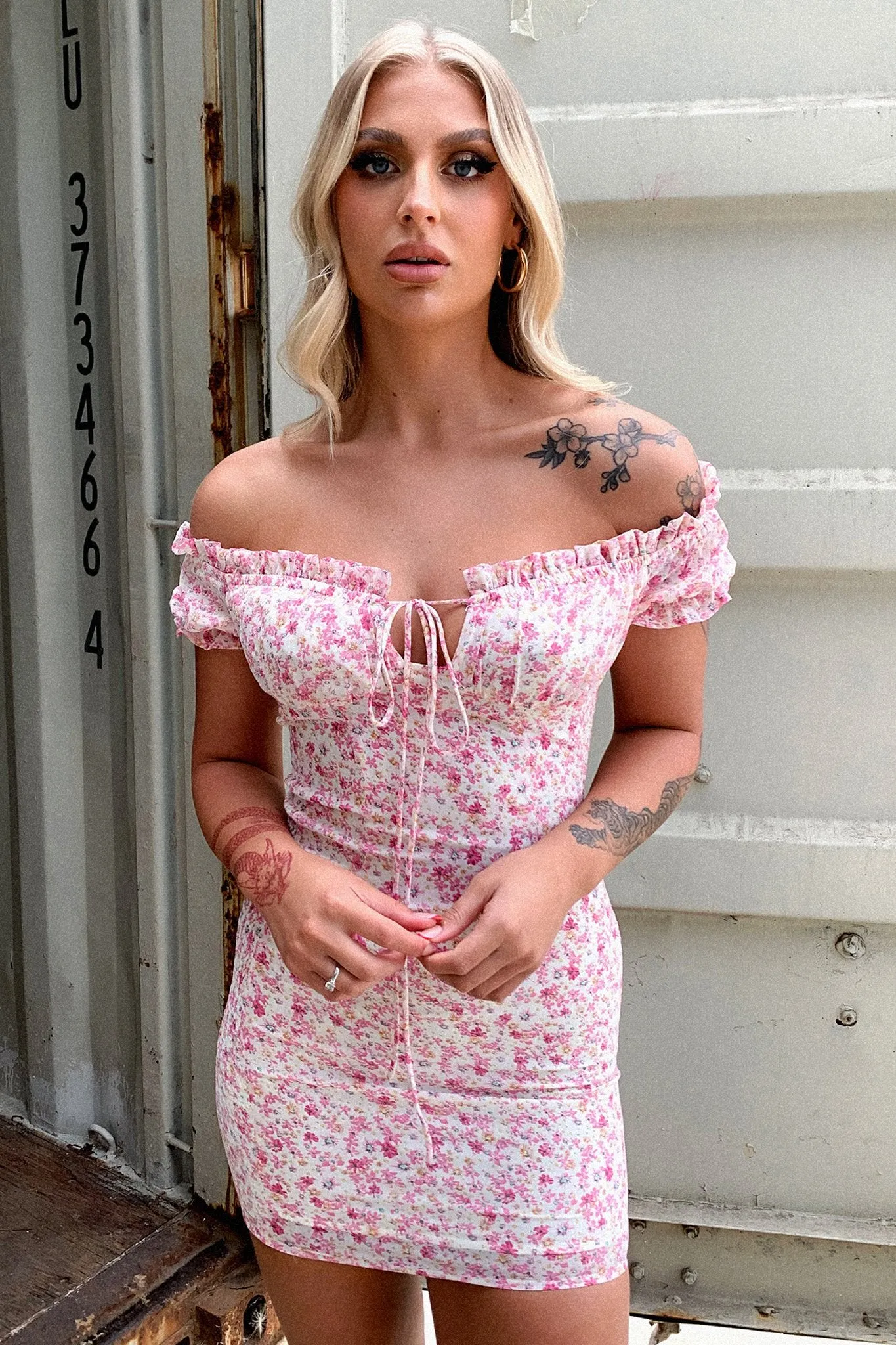 Boho Spirit Venice Dress - Pink Floral