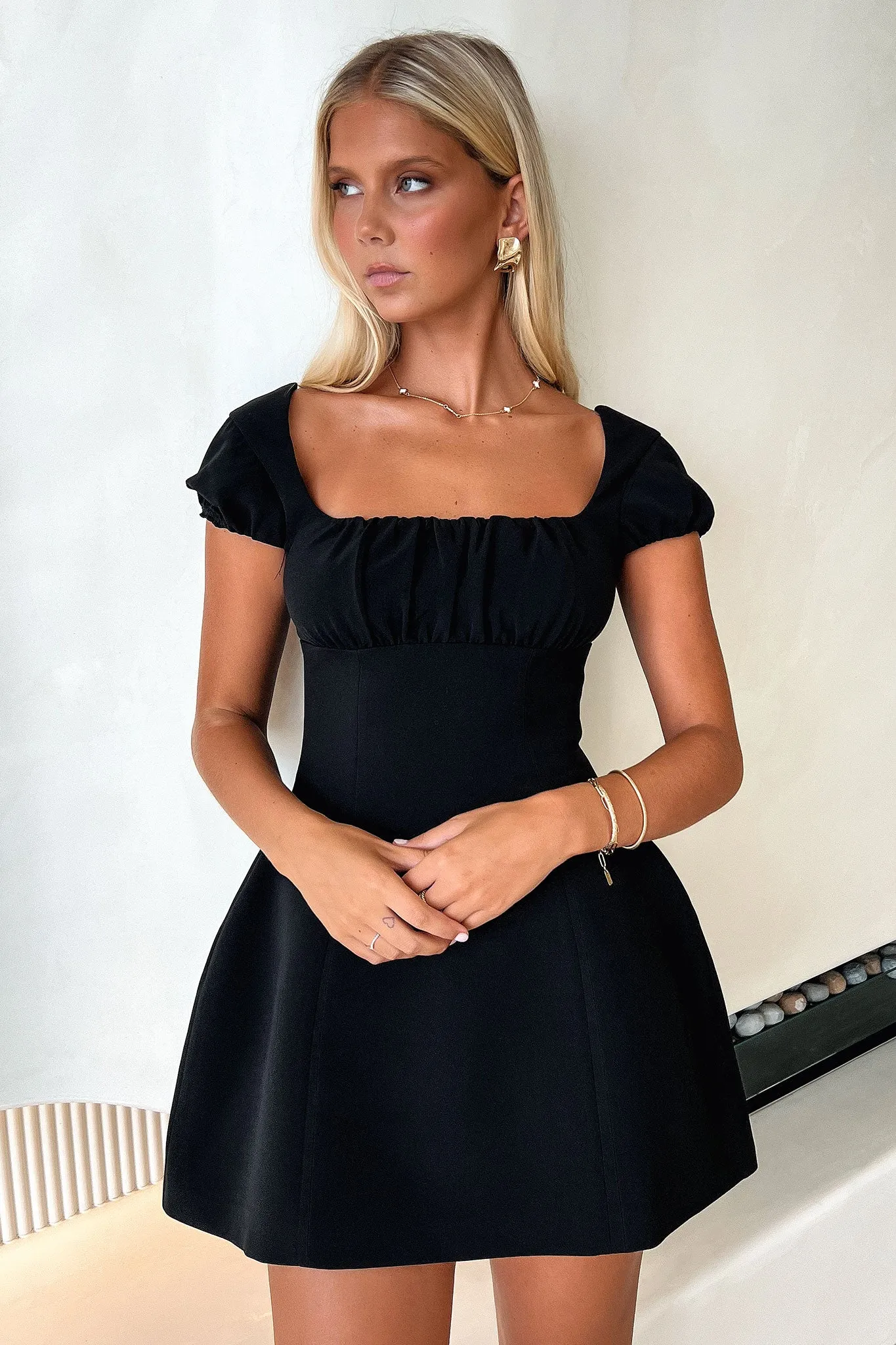 Bold Look Arlette Mini Dress - Black