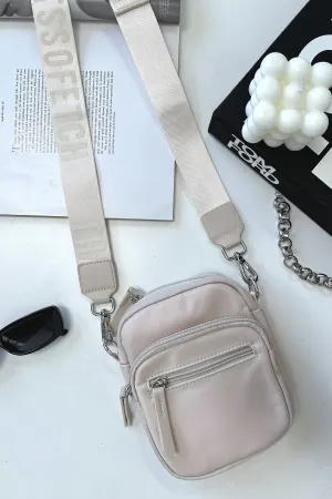 Rubab Crossbody Bag - Beige High-end hand carry bag