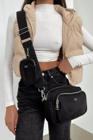 Practical day-to-day bag Elegant office accessory Rue Crossbody Bag - Black