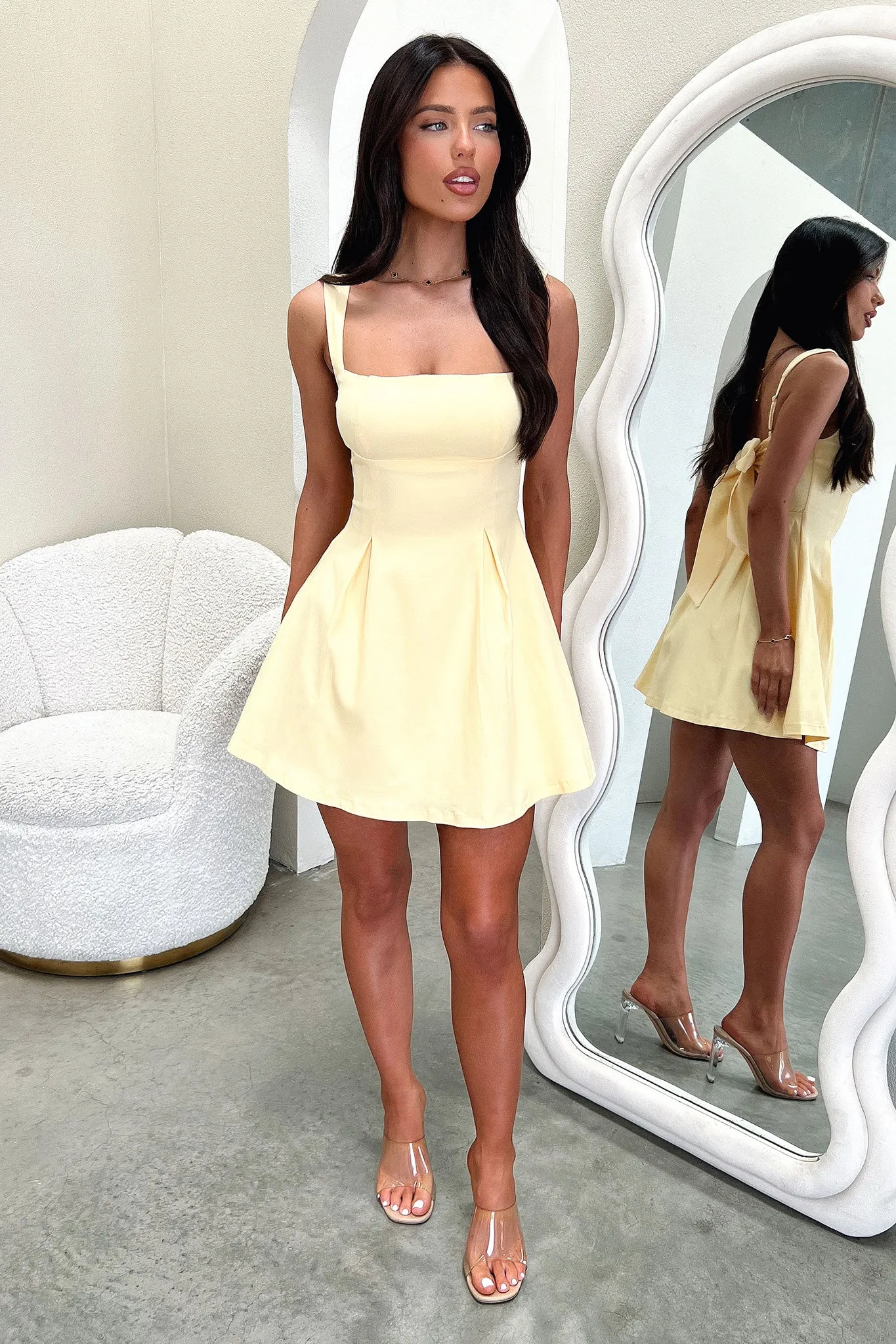 Bransley Dress - Yellow Ribbon Touch