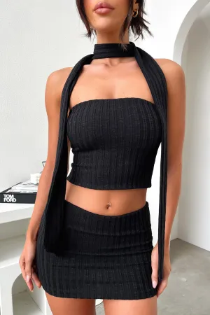 Mariana Crop - Black short term projects Travel Smooth