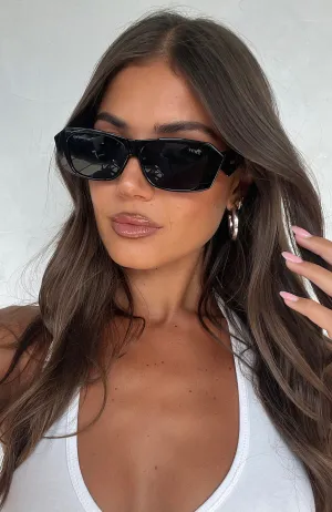 Shant Sunglasses Black patterned frame