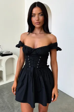 Urban Mode Scene Mood Briellyn Mini Dress - Black