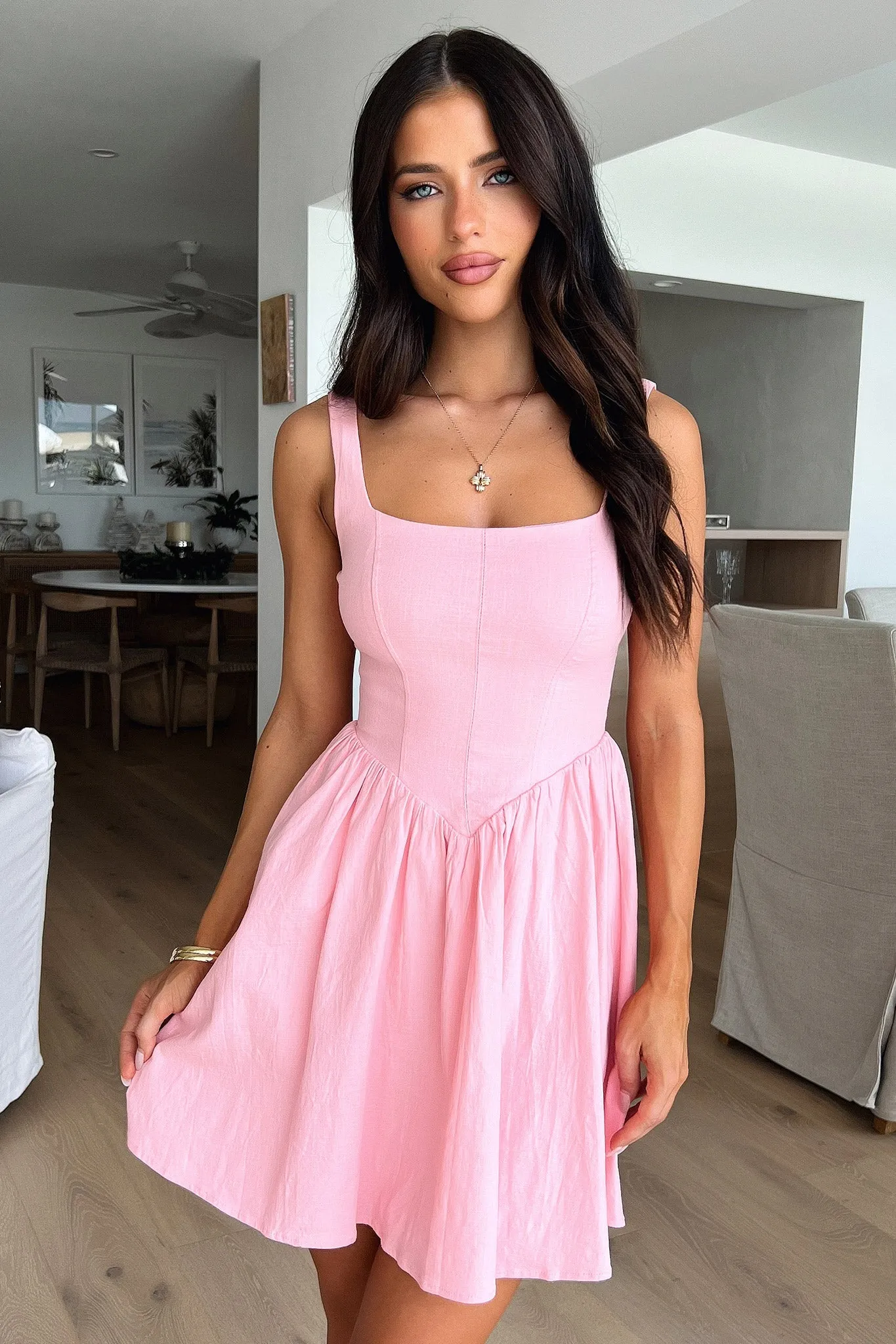 Calvery Dress - Pink Luxe Kiss