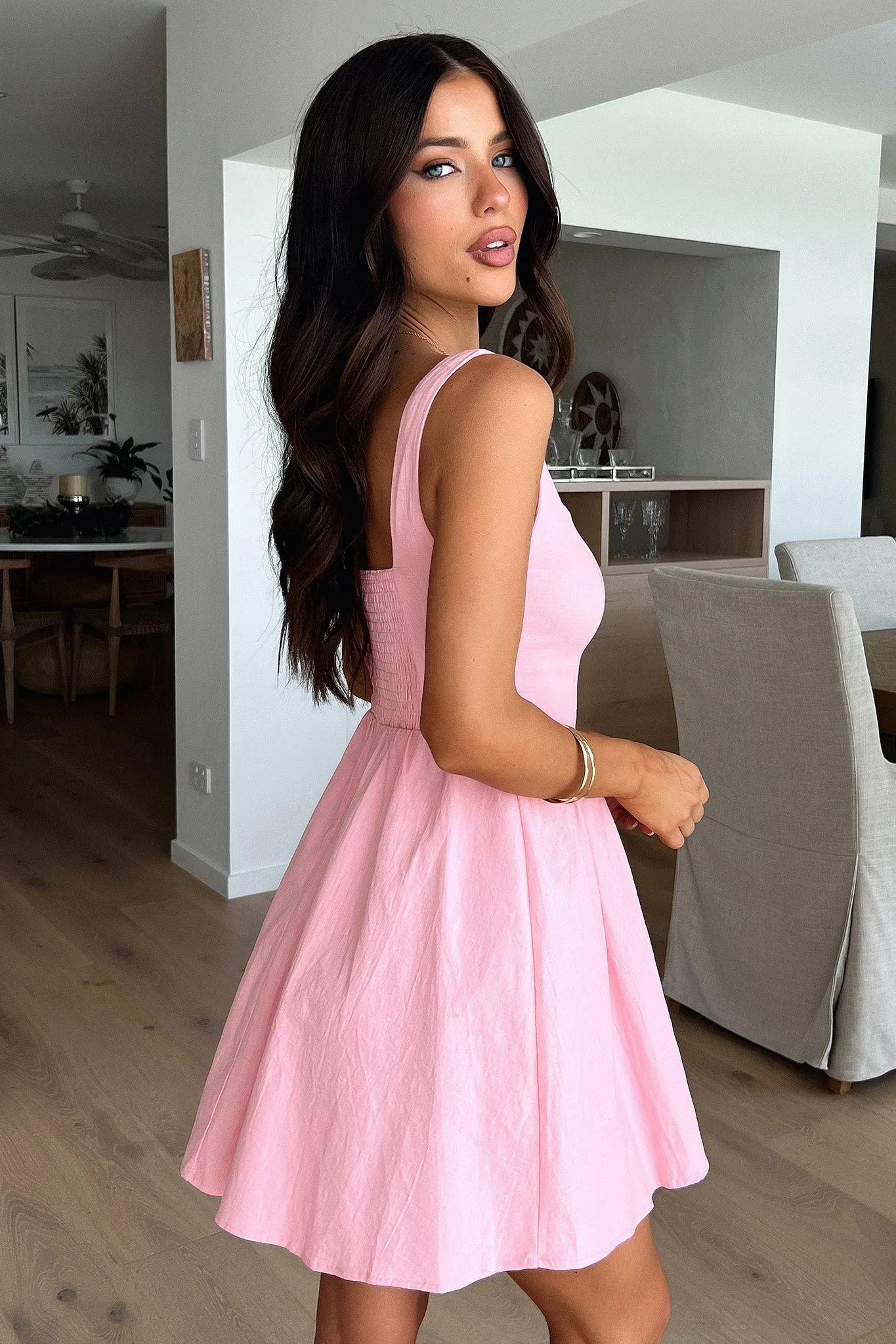 Calvery Dress - Pink Luxe Kiss