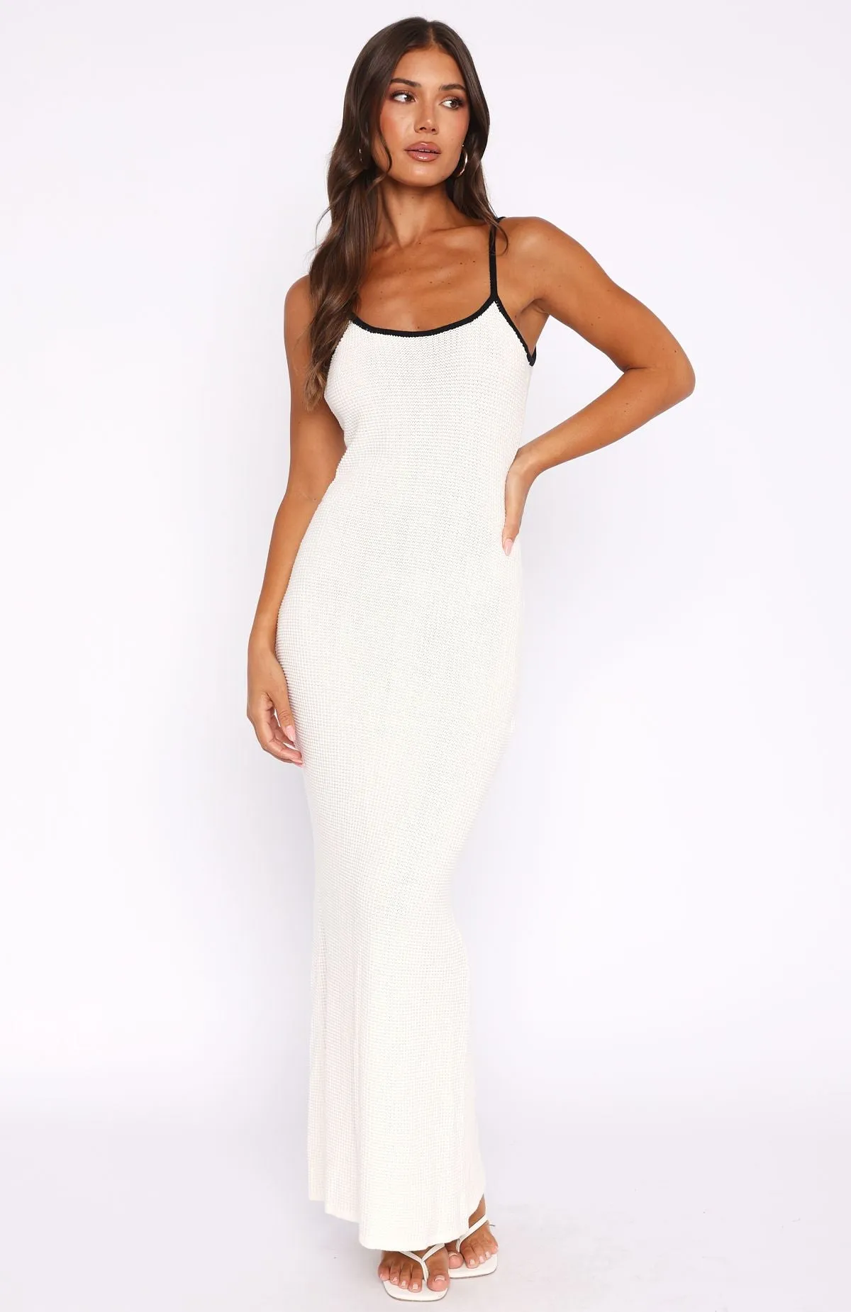 Came A Long Way Crochet Maxi Dress White Indoor clothing
