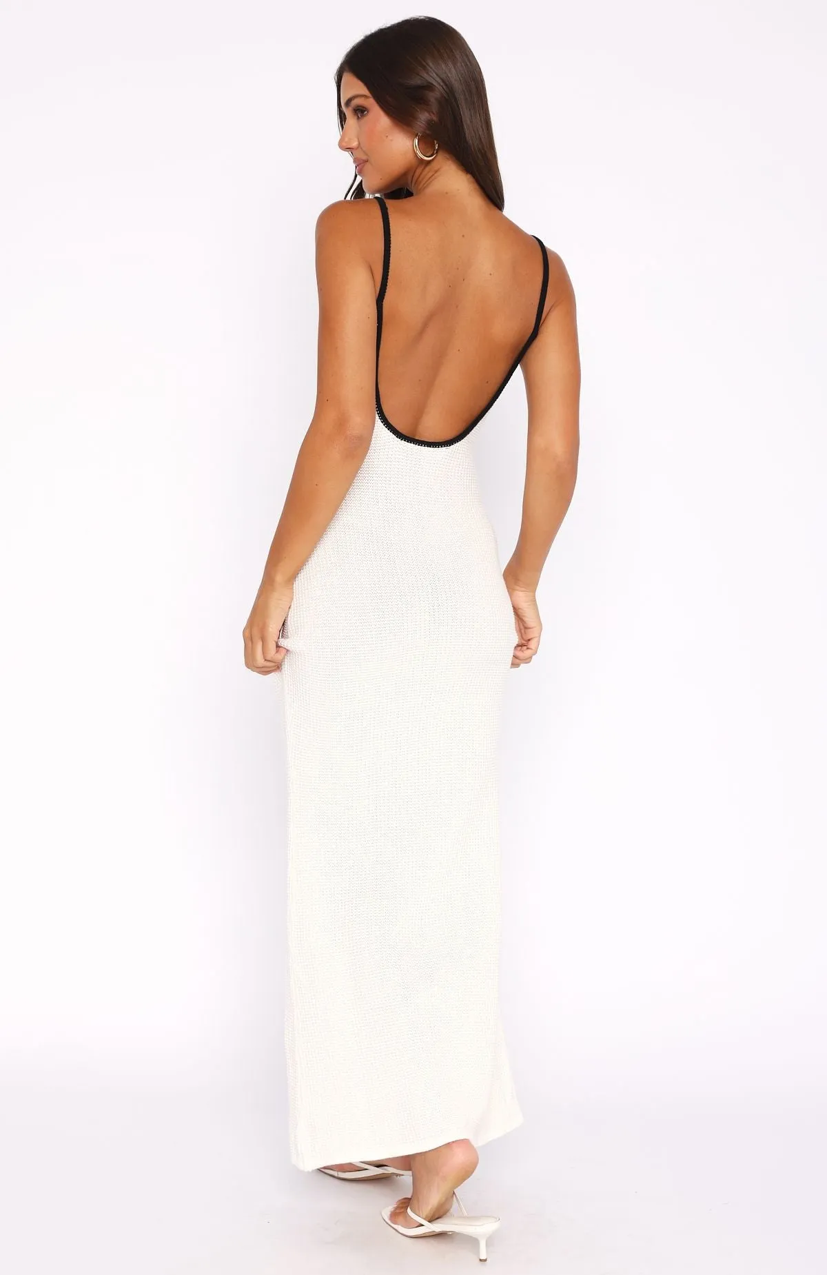 Came A Long Way Crochet Maxi Dress White Indoor clothing