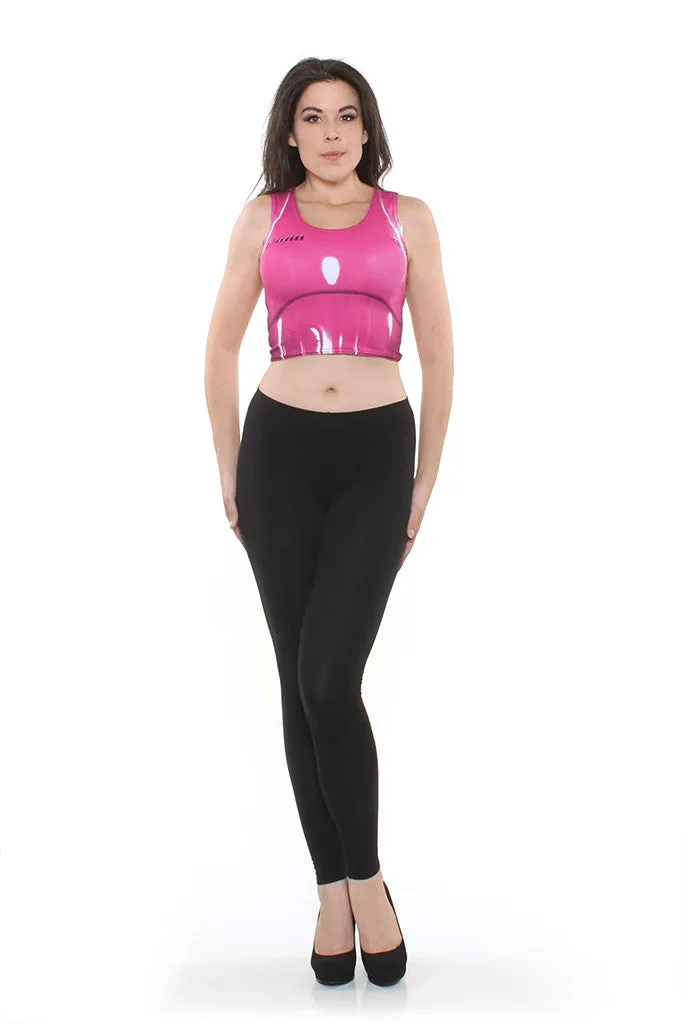 Chaos Pink Crop Top modular Light Layer
