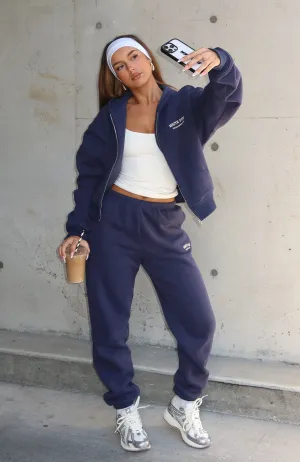 Sleek Look Bootcut shape Can't Miss It Sweatpants Navy