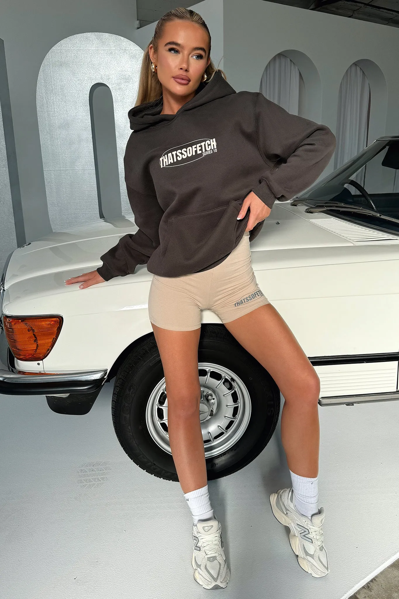 Casual Elegance Series 10 Bike Shorts - Beige
