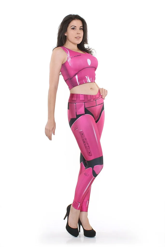 Chaos Pink Leggings Agile Design